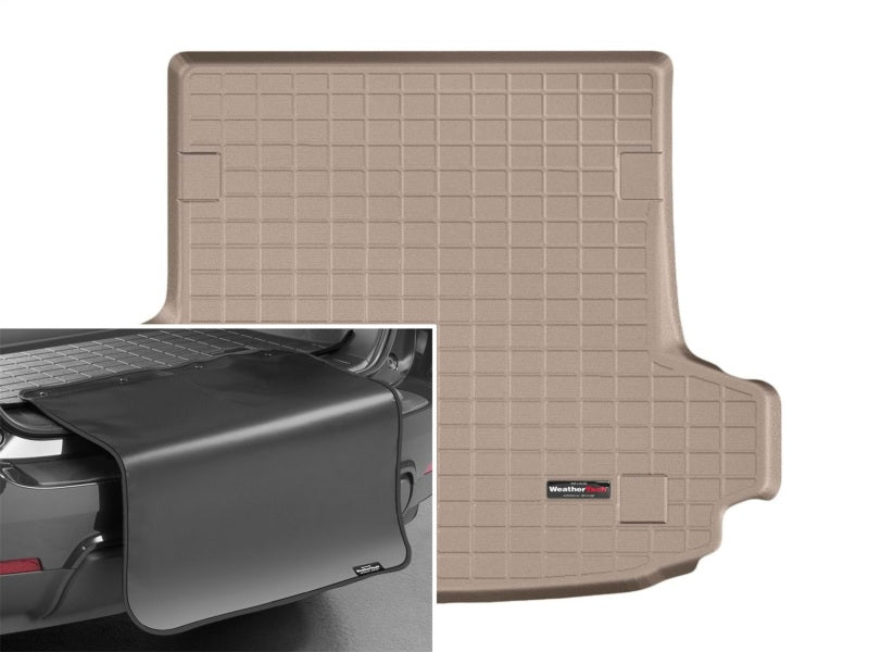 WeatherTech 14-19 BMW 3-Series Gran Turismo Cargo Liner w/Bumper Protector (Trim Req.) - Tan