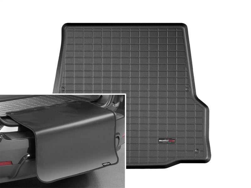 WeatherTech 05-11 Cadillac STS Cargo Liner w/ Bumper Protector - Black
