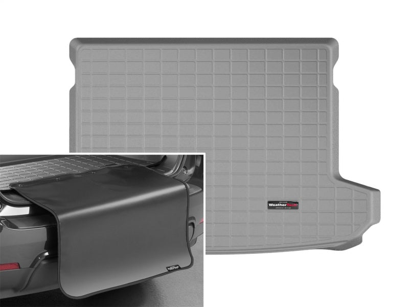 WeatherTech 2019 + Hyundai Tucson Cargo w/ Bumper Protector - Grey