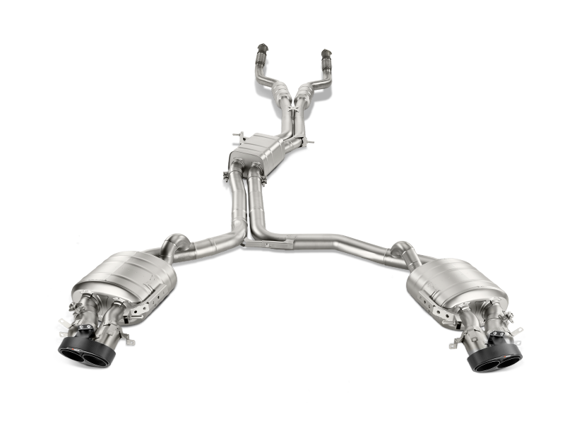 Akrapovic 14-17 Audi RS6 Avant (C7) Evolution Line Cat Back (Titanium) w/ Carbon Tips