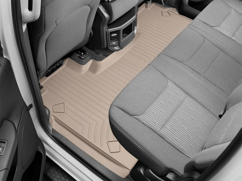 WeatherTech 2019+ RAM 1500 (Crew Cab w/ Rear Under Seat Storage) Rear FloorLiner - Tan