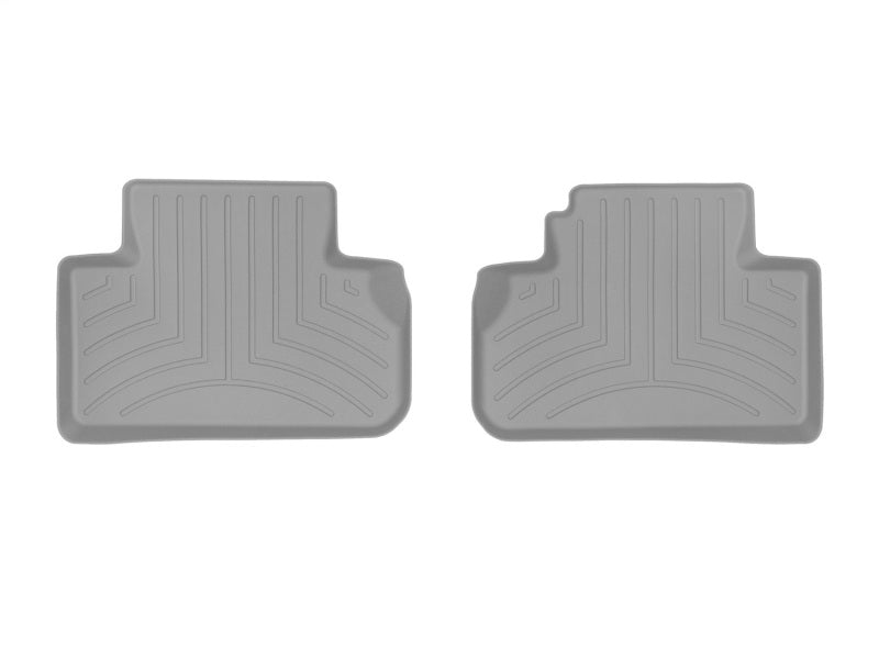 WeatherTech 2019+ Audi Q5 Rear 2nd Row (2-Piece Floor Liner)- Grey