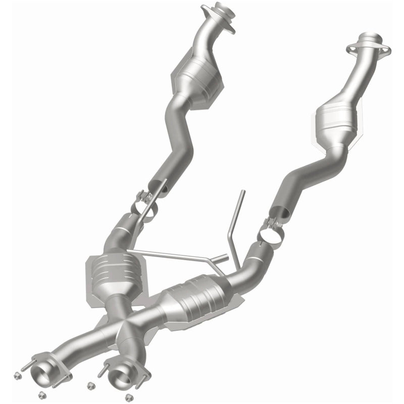 MagnaFlow Direct Fit Catalytic Converter Mustang X-Pipe 86-93 50-Sta