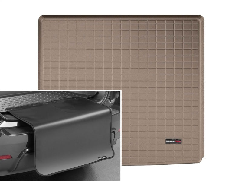 WeatherTech 15+ Cadillac Escalade Cargo Liner w/ Bumper Protector - Tan