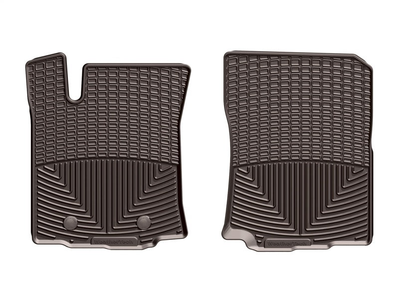 WeatherTech 2016+ Toyota Tacoma Access/Double Cab (A/T Only) Front Rubber Mats - Cocoa