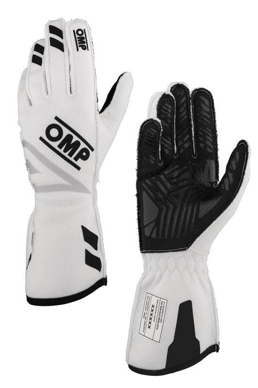 OMP ONE EVO FX GLOVES FIA 8856-2018 WHITE SIZE M