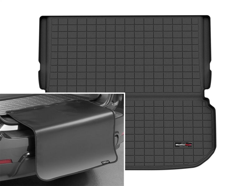WeatherTech 2022+ Infiniti QX60 Behind 2nd Row Seating Cargo Liner w/Bumper Protector - Black