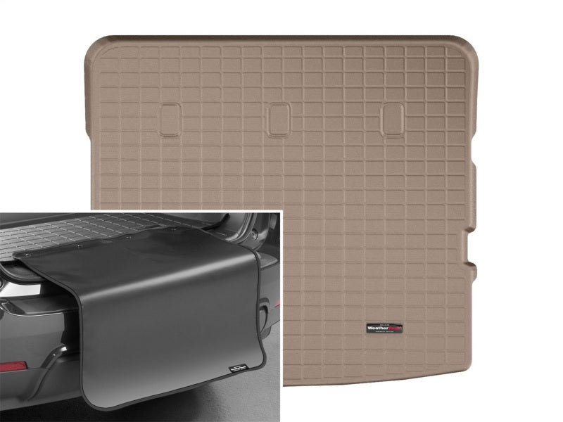 WeatherTech 2018+ Ford Expedition Cargo With Bumper Protector - Tan
