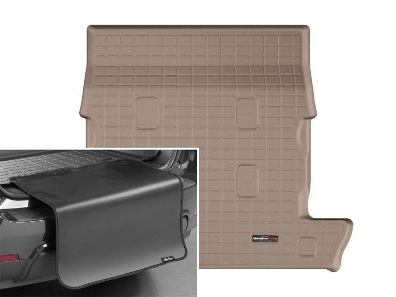 WeatherTech 08-18 Lexus LX Cargo Liner w/Bumper Protector - Tan