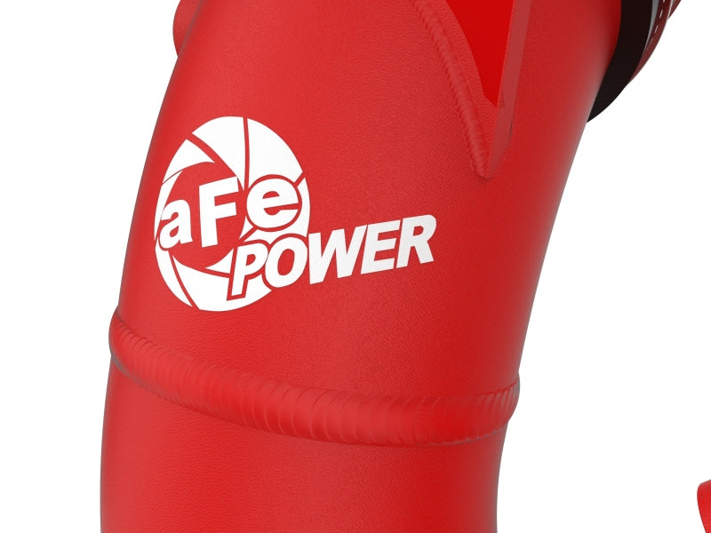 aFe 2022 Toyota Land Cruiser (J300) V6-3.5L (tt) BladeRunner 2.5in Aluminum Hot Charge Pipe - Red