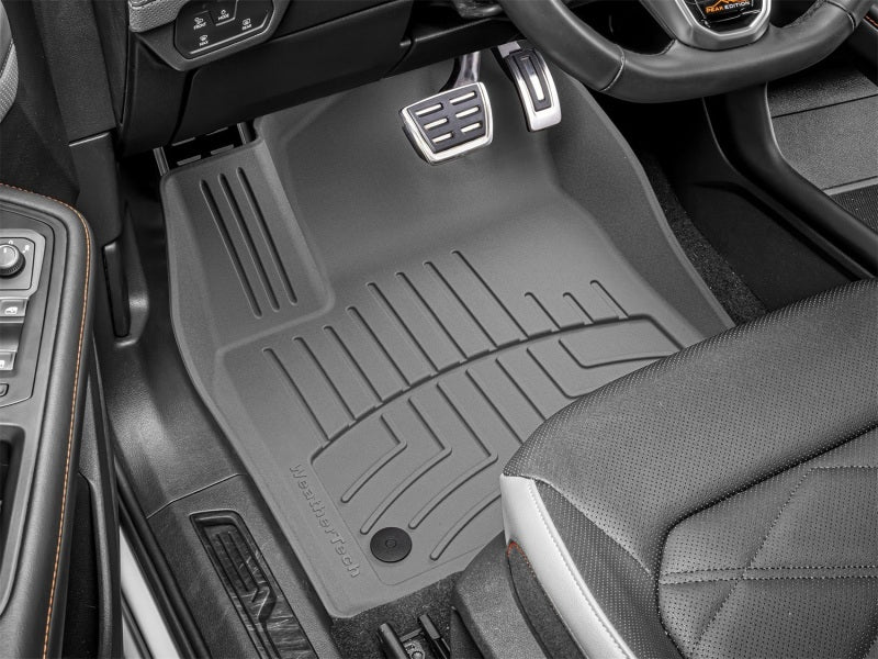 WeatherTech 2019+ Volkswagen Atlas w/2nd Row Bucket Seats Front FloorLiner HP - Grey