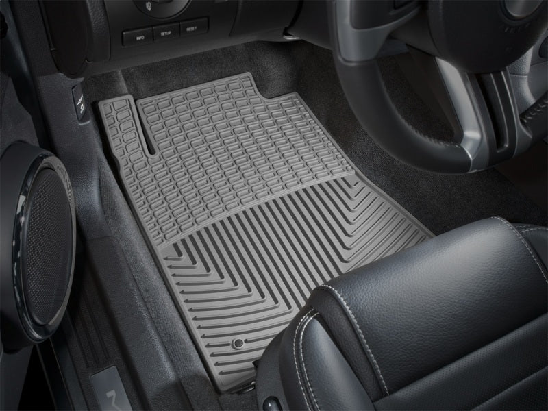 WeatherTech 10+ Ford Mustang Front Rubber Mats - Grey