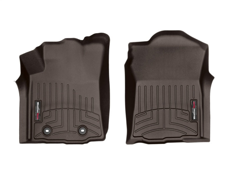 WeatherTech 2016+ Toyota Tacoma Front FloorLiner - Cocoa
