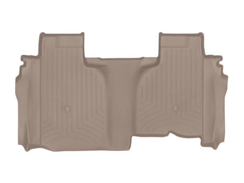 WeatherTech 2019+ Chevy Silverado 1500 Double Cab w/ 1st Row Bucket Seats Rear FloorLiner - Tan