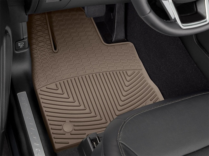 WeatherTech 2020+ Ford Explorer Front Rubber Mats - Tan