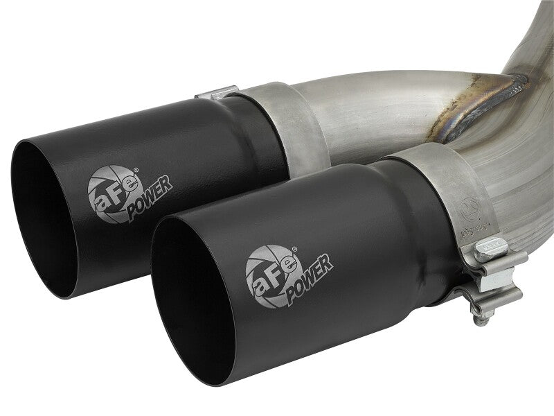aFe POWER Rebel Series 3.5in SS Cat Back Exhaust w/Black Tips 19-21 RAM V8-6.4L Hemi