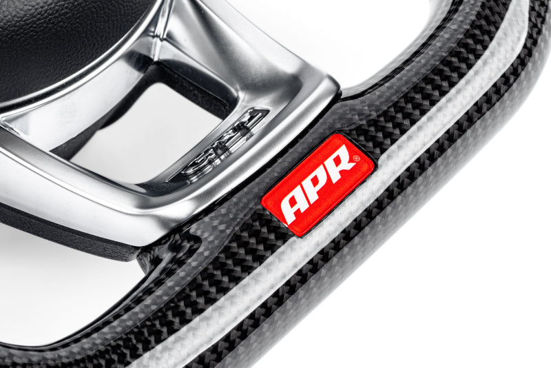 APR 15-26 Volkswagen Golf R/GTI/Jetta (MK7) Carbon Fiber/Red Stitch Steering Wheel (Non Paddles)
