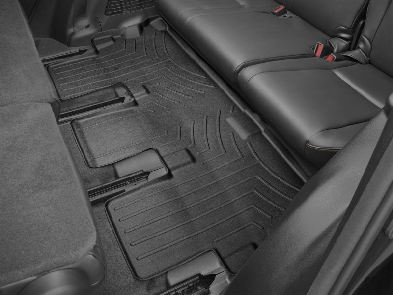 WeatherTech 14+ Toyota Highlander Rear FloorLiners - Black *Does Not Fit Hybrid*