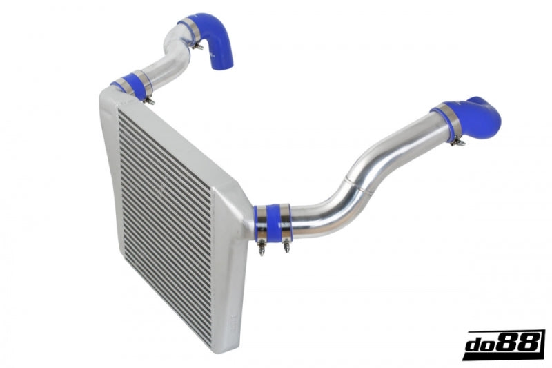 do88 81-98 Volvo 740/940 Turbo (63mm Throttle) BigPack Intercooler Kit w/Blue Hoses