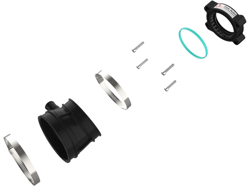 aFe 2020 Vette C8 Silver Bullet Aluminum Throttle Body Spacer / Works With aFe Intake Only - Black