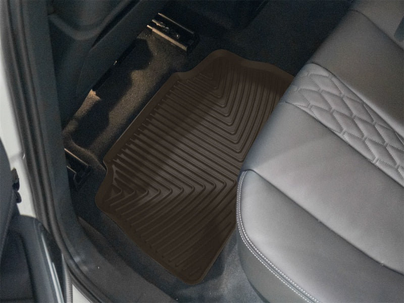 WeatherTech 24-26 BMW X6 Competition 2nd Row Rear All-Weather Floor Mats - Cocoa