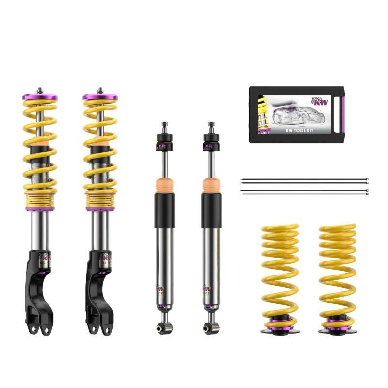 KW C-Class W205 Convertible 4MATIC AWD Without Electronic Dampers Coilover Kit V3