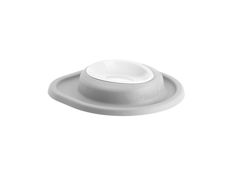 WeatherTech Pet Feeding System Single Low 8oz 1in. Poly Bowl - Light Grey