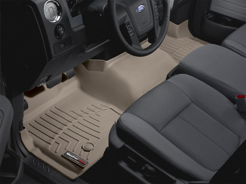 WeatherTech 09+ Ford F-150 Front Floorliner OTH - Tan