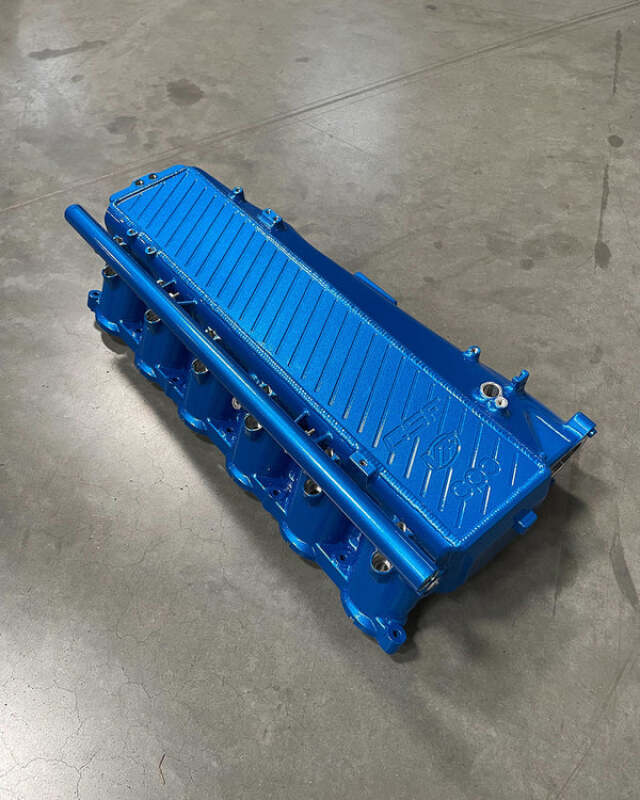 CSF Toyota A90/A91 Supra/ BMW G-Series B58 Charge-Air Cooler Manifold - Cusco/Verus Engineering Blue