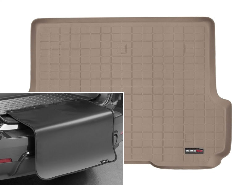 WeatherTech 02-09 GMC Envoy Cargo With Bumper Protector - Tan