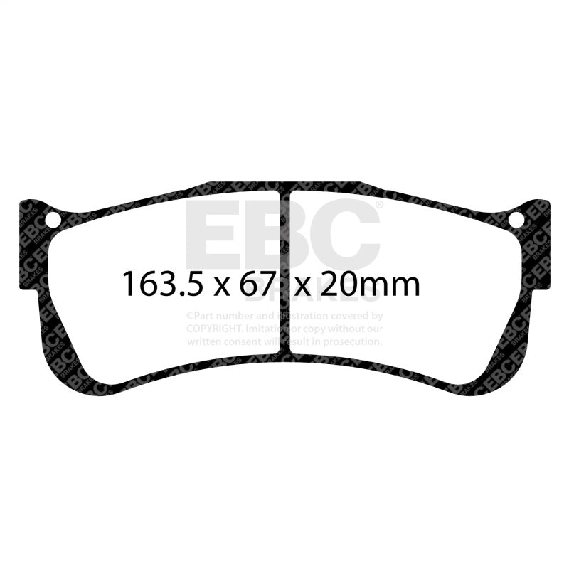 EBC Racing Brembo XA3.02.31 SR-11 Sintered Race Brake Pads