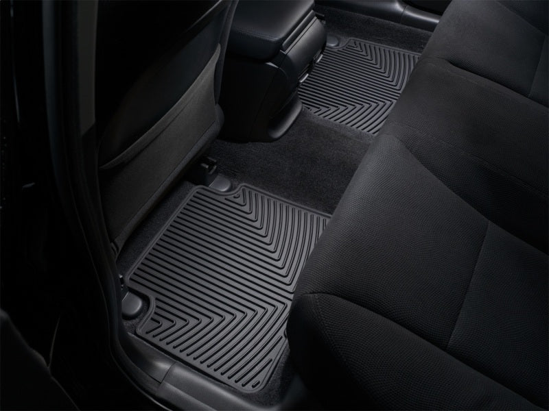 WeatherTech 08-12 Honda Accord Rear Rubber Mats - Black