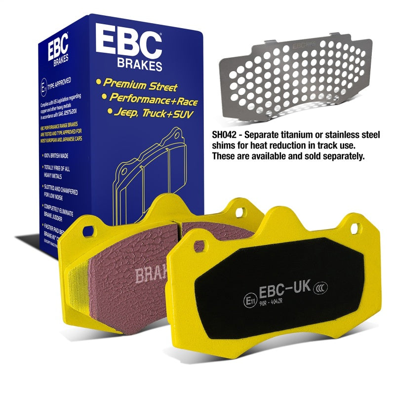 EBC 01-04 Aston Martin Vanquish 5.9 (AP Caliper) Yellowstuff Front Brake Pads