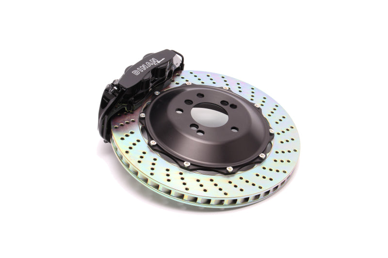 Dinan 2011 BMW 1M (E82) Black Caliper/Drilled Brake Set - Rear