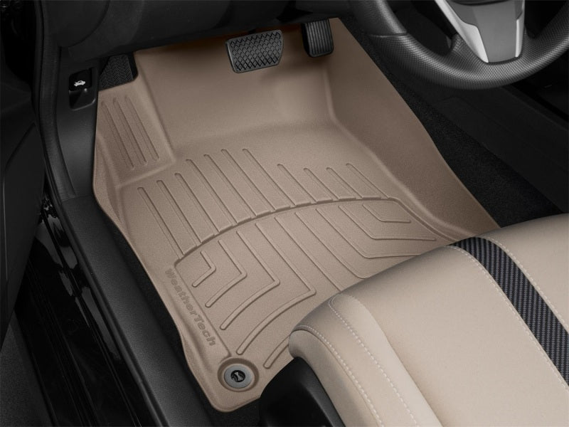 WeatherTech 2017+ Honda Civic Front FloorLiner HP - Tan