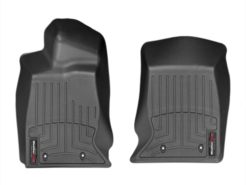 WeatherTech 2014+ Jaguar F-Type Front FloorLiners - Black