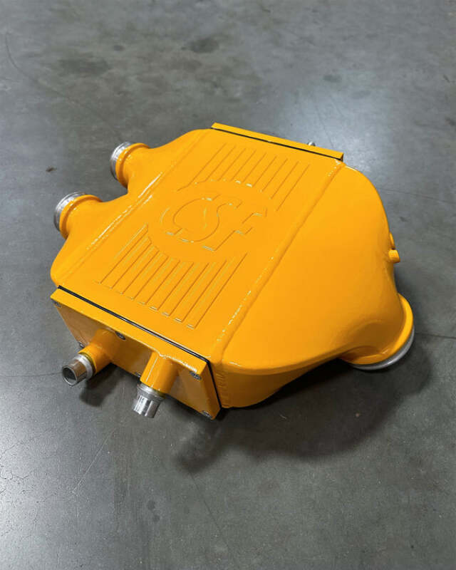CSF 2014+ BMW M3/M4 (F8X) Top Mount Charge-Air-Cooler - Nitro Yellow