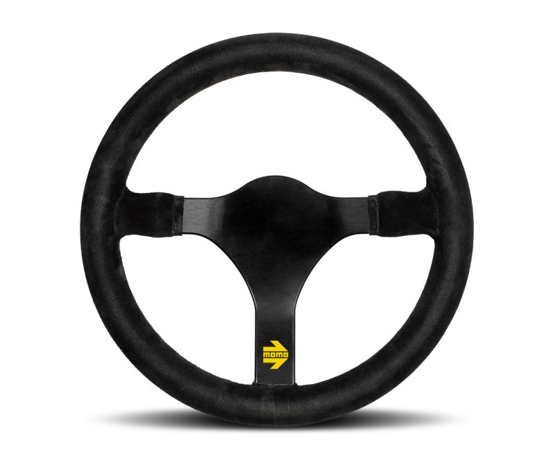 Momo MOD78 Steering Wheel 320 mm - Black Leather/Black Spokes