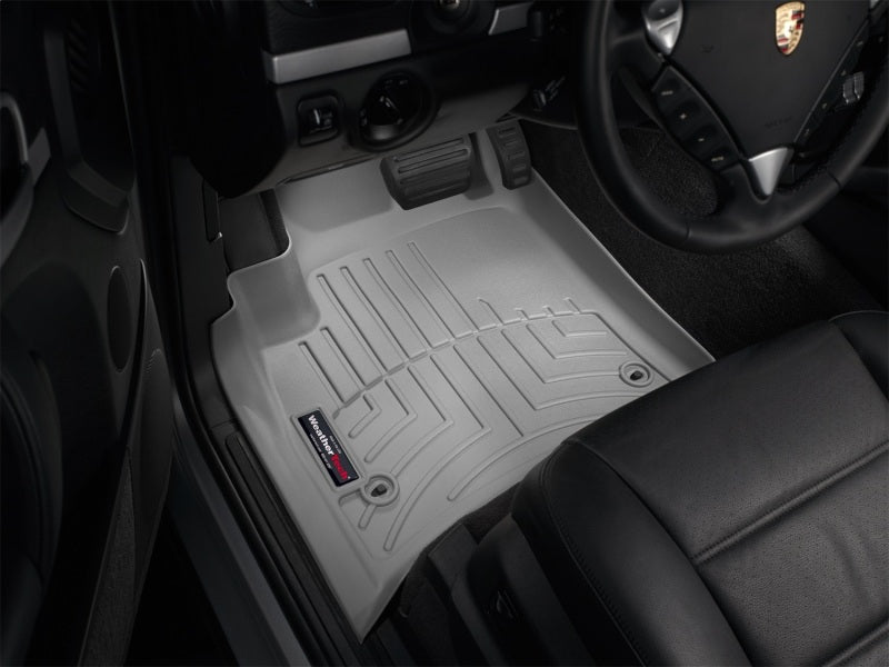 WeatherTech 04-10 Porsche Cayenne Front FloorLiner - Grey