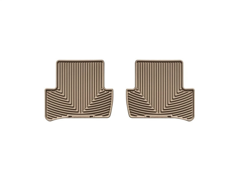 WeatherTech 08-11 Mercedes-Benz C-Class (W204) Rear Rubber Mats - Tan