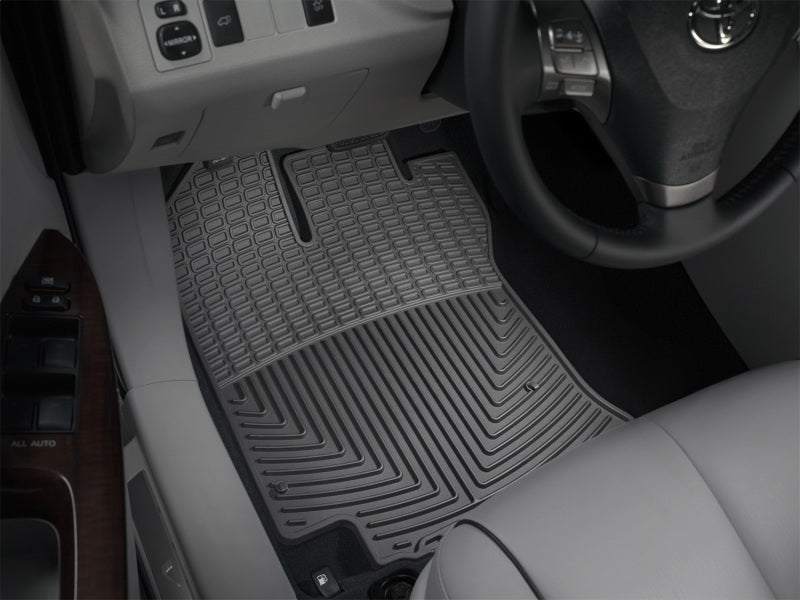 WeatherTech 09-11 Toyota Venza Front Rubber Mats - Black