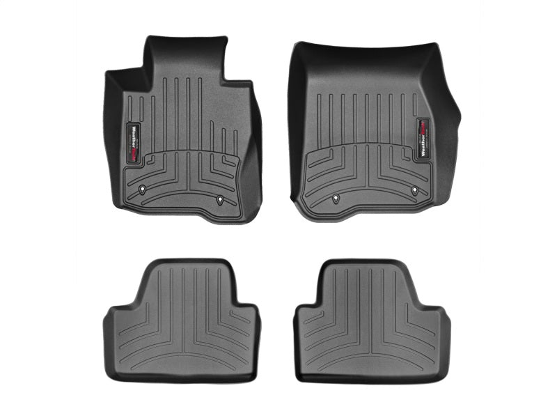 WeatherTech 14+ BMW 4-Series Front & Rear FloorLiner - Black