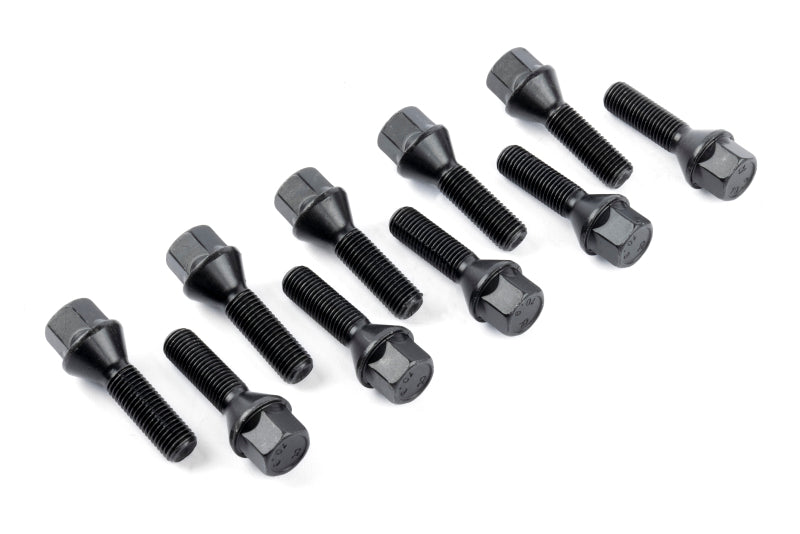 Dinan Lug Bolts - Cone Seat - M12x1.5 - 35mm - Black (Set of 10)