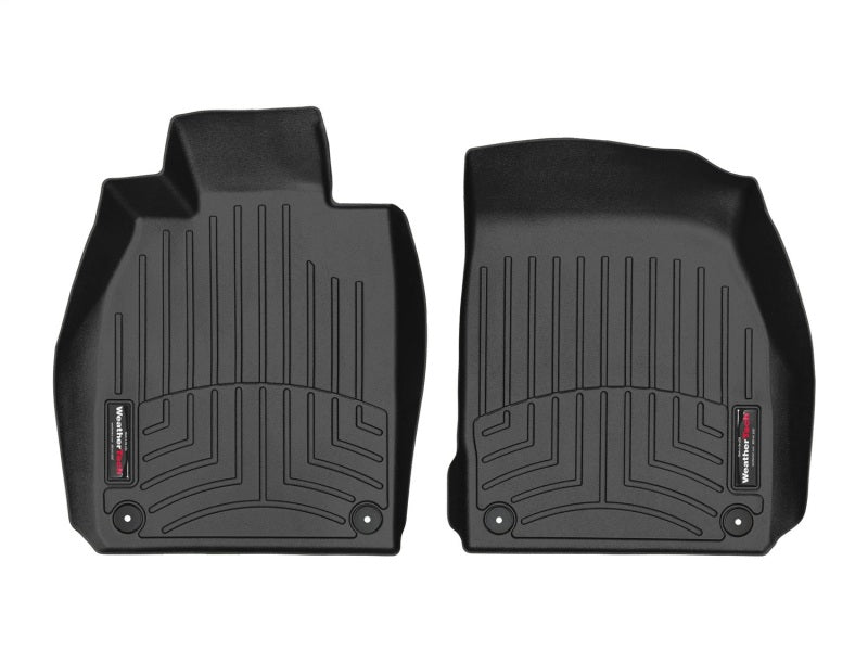 WeatherTech 16-17 Porsche 911 RA (911) w/Passenger Side Luggage Net Front FloorLiner - Black