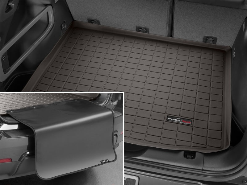 WeatherTech 25-26 Cadillac Optiq Behind 2nd Row Cargo Liner w/Bumper Protector - Cocoa