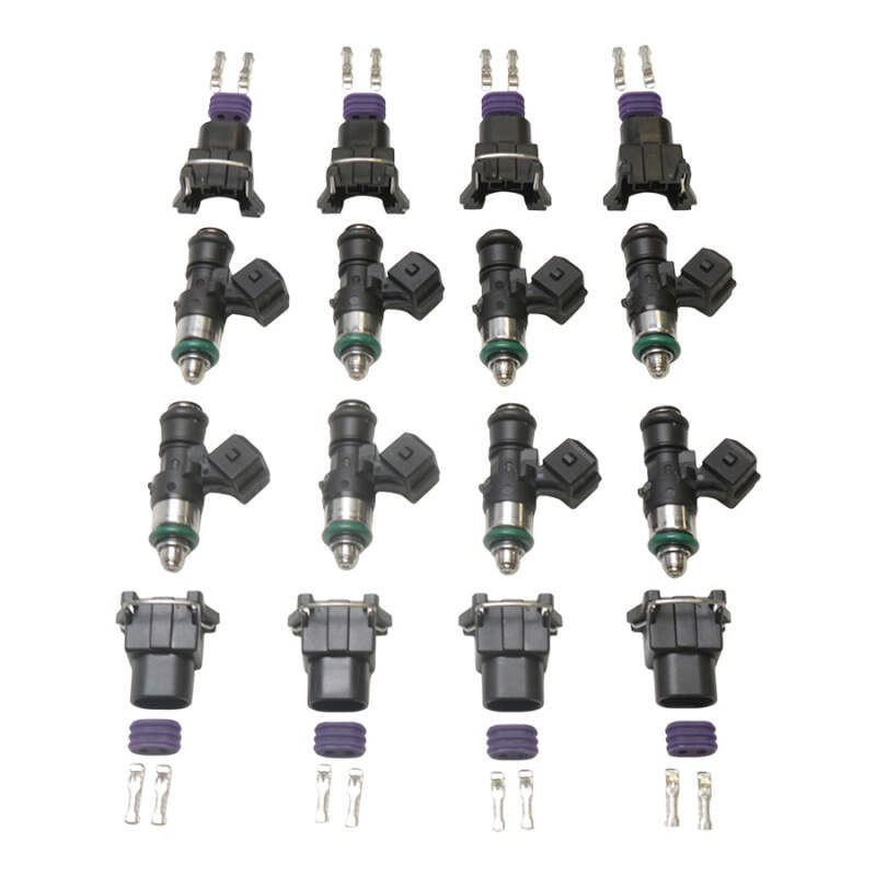 DeatschWerks Set of 8 1500cc/min For The Fitech Go EFI 8/Holley Super Sniper 1250/ Sniper Xflow 1375
