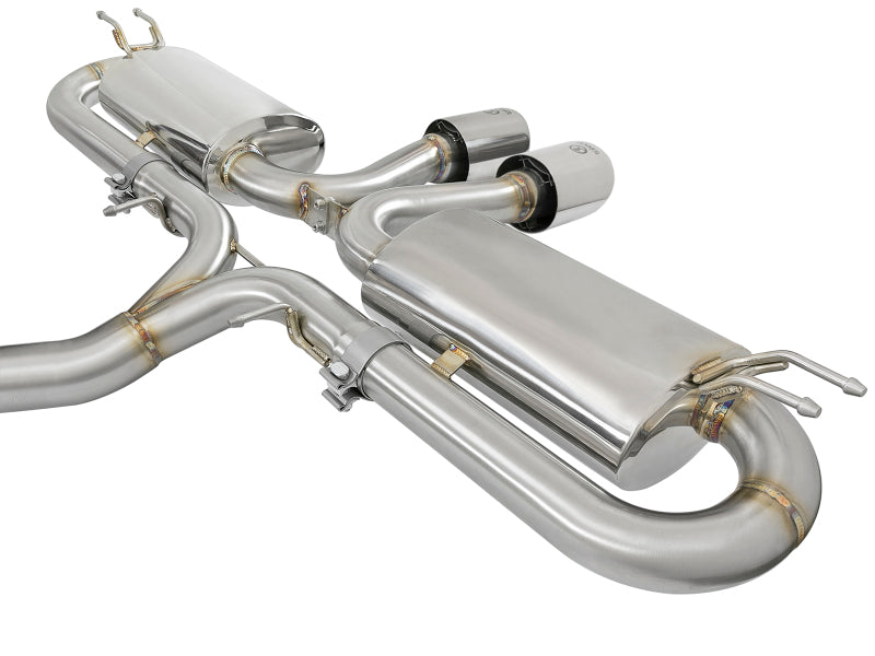 aFe Takeda 3in 304 SS Cat-Back Exhaust System w/ Polished Tips 2017 Honda Civic Si I4 1.5L (t)