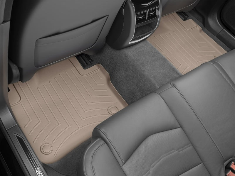 WeatherTech 2016+ Cadillac CT6 Rear FloorLiner - Tan