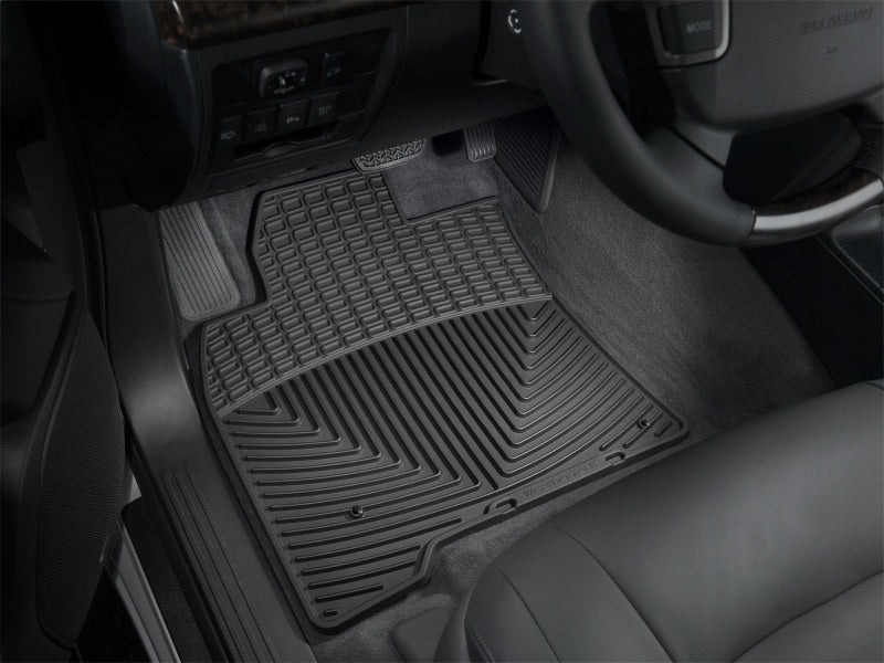 WeatherTech 08-13 Lexus LX Front Rubber Mats - Black