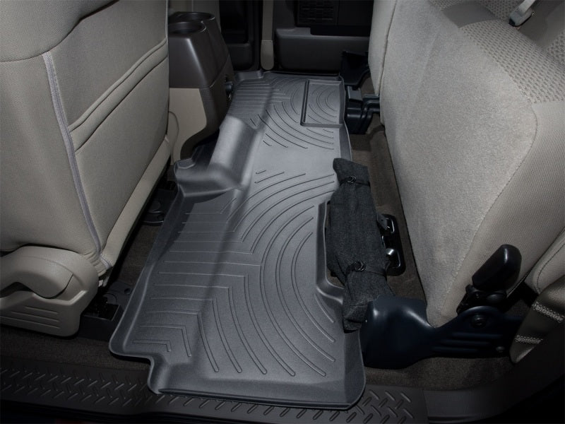 WeatherTech 09+ Ford F150 Super Cab Rear FloorLiner - Black